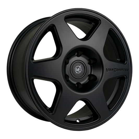 SLICE - 17x8" WHEEL in SATIN BLACK by VAN COMPASS