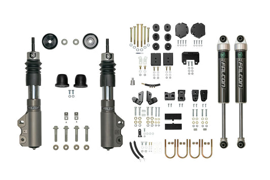 STAGE 4 SYSTEM WITH STRUTS, 2" LIFT - SPRINTER 2WD (2007-2018 3500) by VAN COMPASS