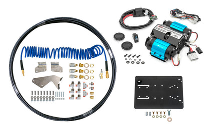 On Board Air System Airline Kit for Sprinter 2019+: Includes air compressor, connectors, hoses, and mounting brackets for efficient tire inflation and off-road convenience.