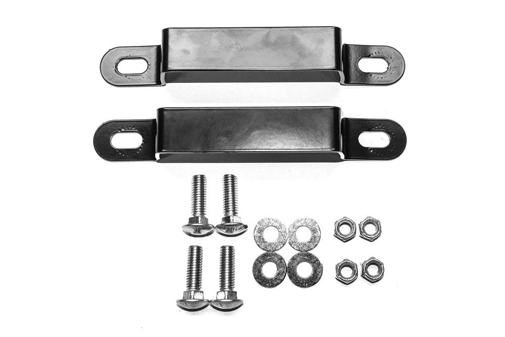 Transmission and Transfer Case Skid Plate for Sprinter 4x4 (2015-2022) by Van Compass, featuring a black metal plate with screws and bolts for maximum off-road protection.
